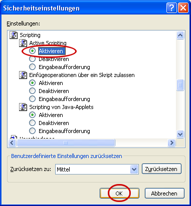 Internet Explorer - Schritt 3